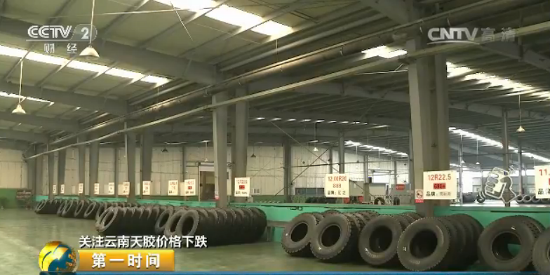 由于天然橡膠70%以上都用于輪胎產業，我們的記者也專程到我國輪胎主產區之一的山東停止了調研。在山東一家中等規模的輪胎企業，負責人告訴記者，最近幾個月，企業訂單量同比大幅減少，粗略估計也在30%左右。