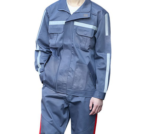 灰色勞保工作服